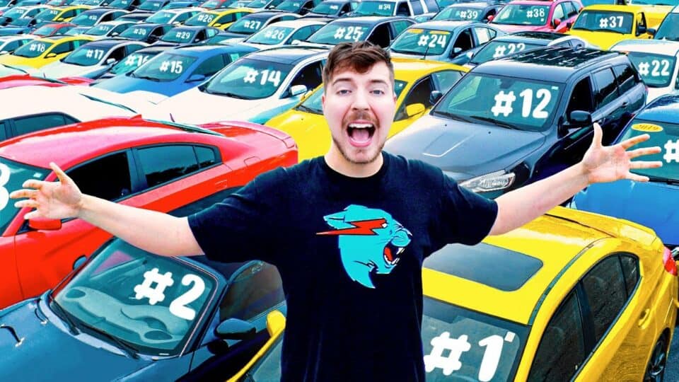 mrbeast car collection