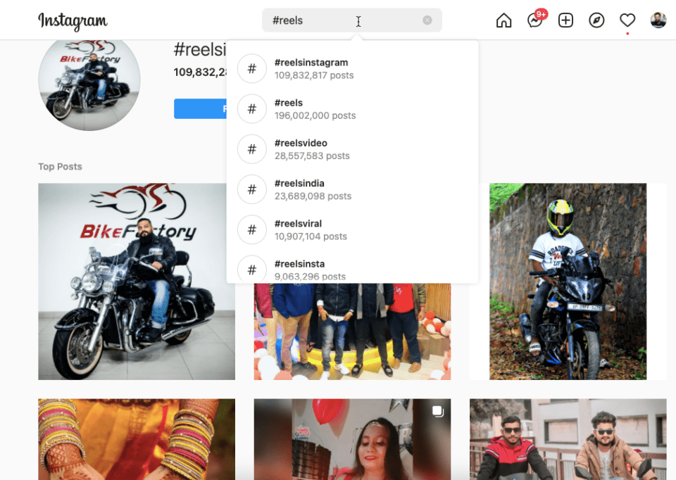 how to find viral reels hashtags on instagram