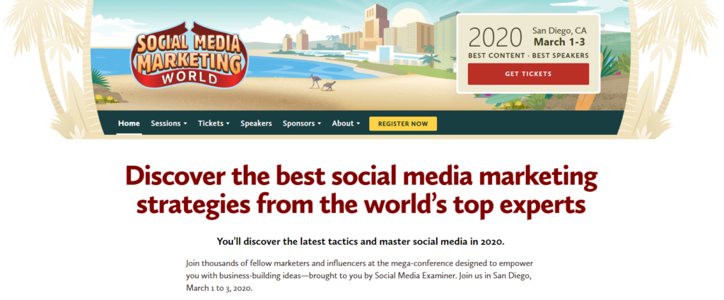 Social Media Marketing World Image