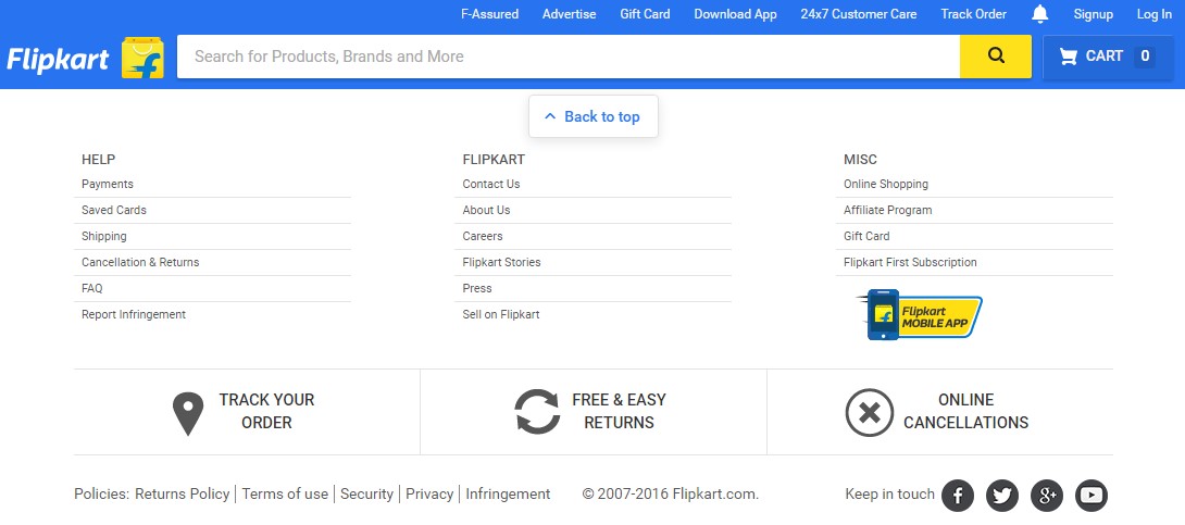 1 Flipkart Highlight your return policy and warranty - How to Manage Online Sales Returns and Allowances