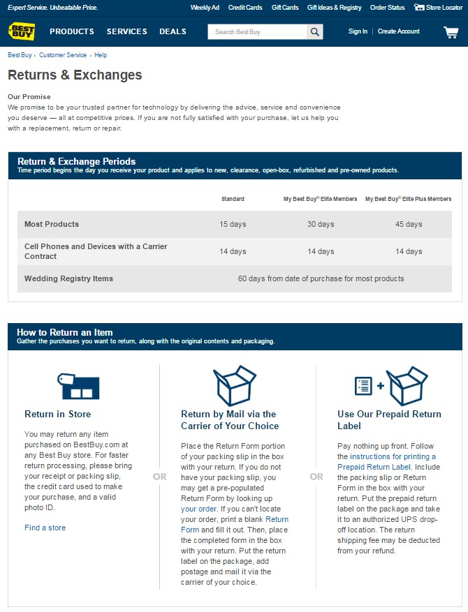 9 Return label in the box - How to Manage Online Sales Returns and Allowances