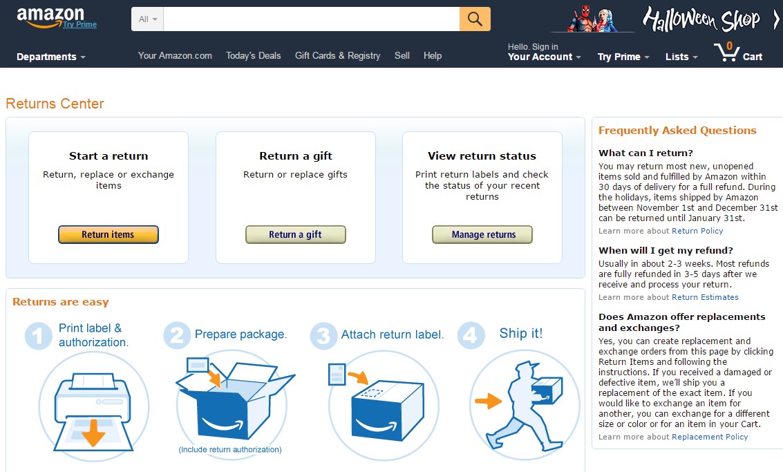 7 Amazon View product return status - How to Manage Online Sales Returns and Allowances