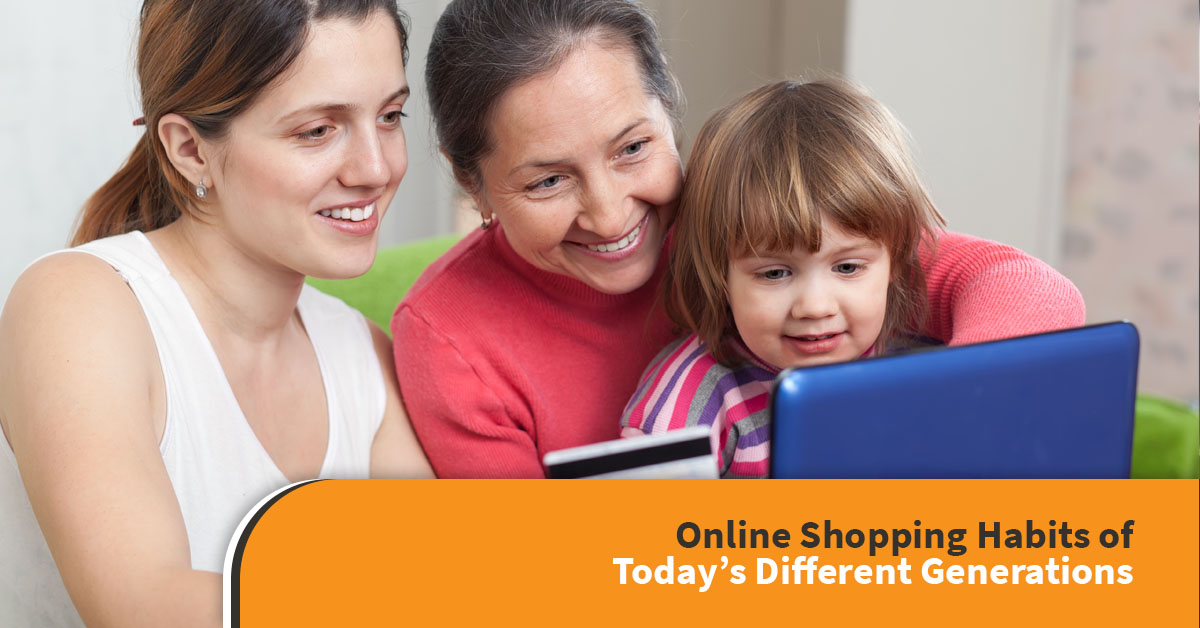 shopping habits banner - Online Shopping Habits of Today's Different Generations