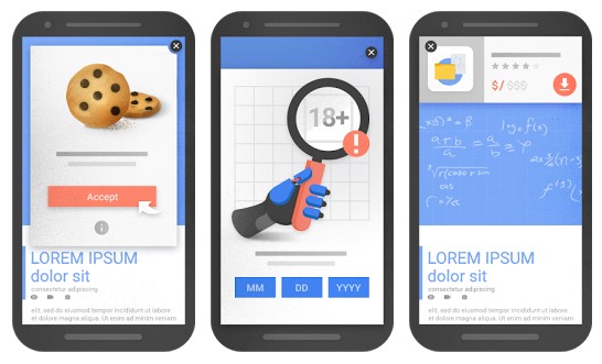 google mobile popup punishment 21 - Ecommerce Trends 2019