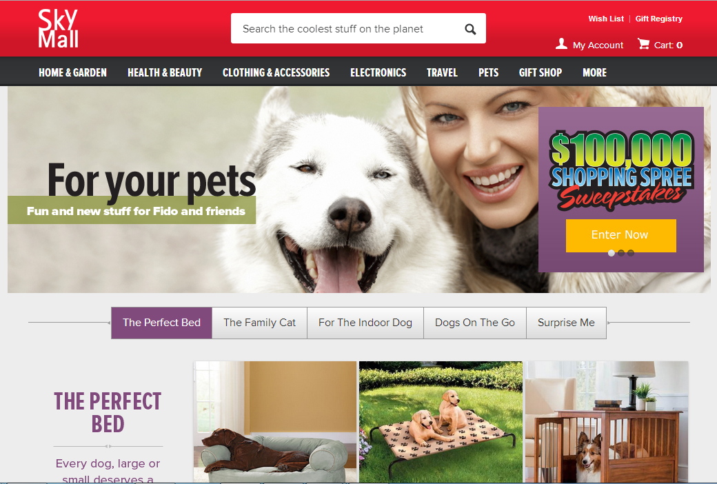 Skymall - 35 Best Responsive Ecommerce sites - Examples