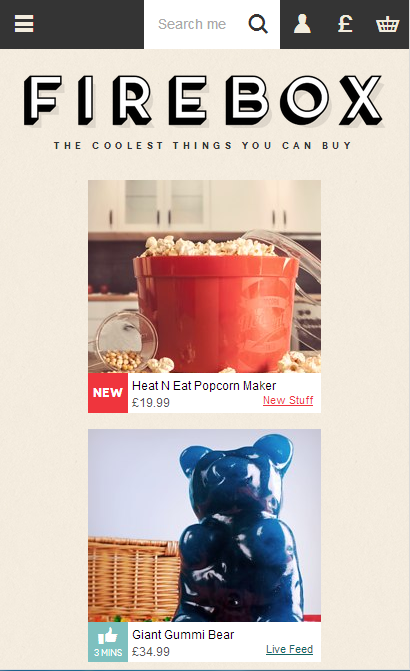 FireboxMobil - 35 Best Responsive Ecommerce sites - Examples