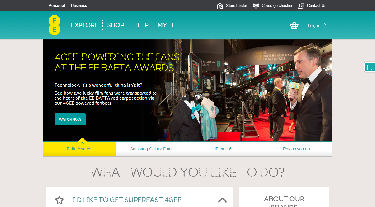 Explore.ee .co .uk  - 35 Best Responsive Ecommerce sites - Examples