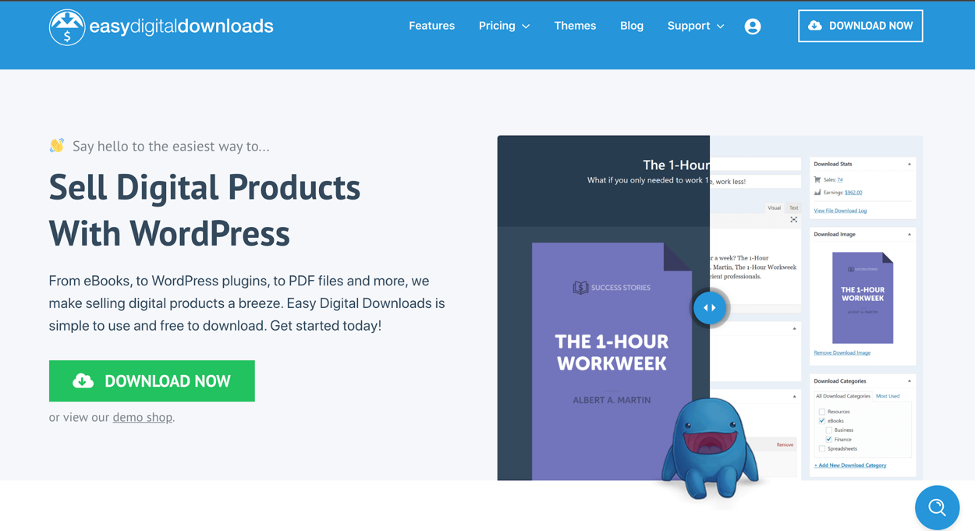 easy digital downloads - The Best WordPress Ecommerce Plugins for Every Purpose