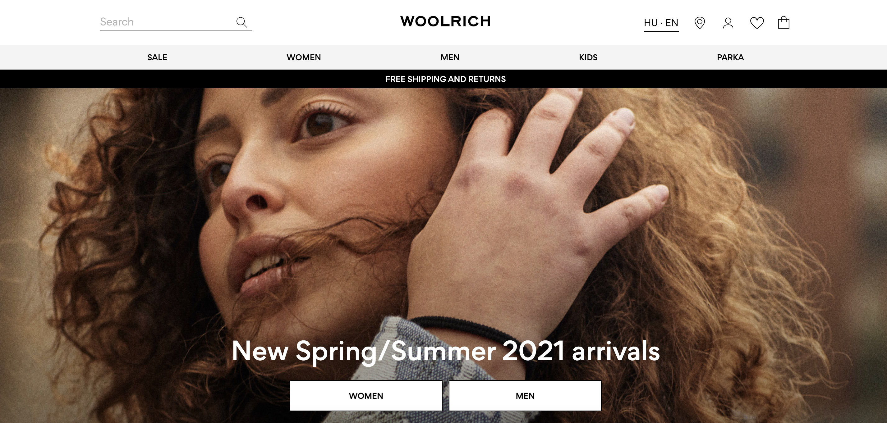 top ecommerce companies woolrich - 30 Hot Ecommerce Companies You Need to See for Inspiration