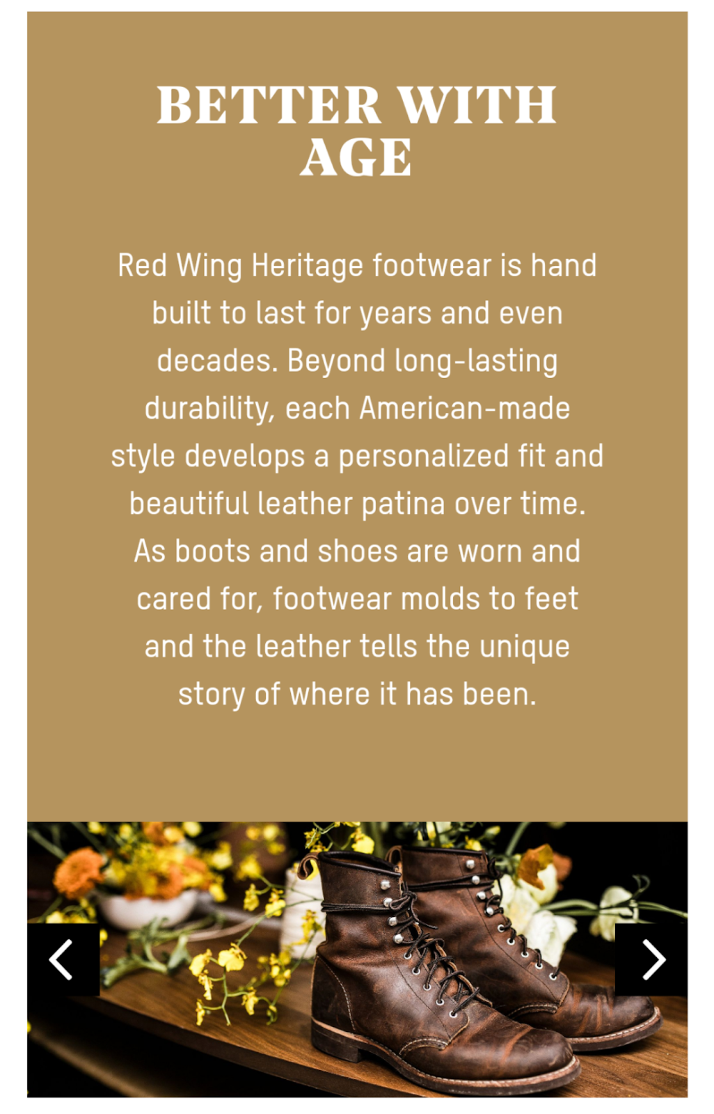 red wing shoes promotion - Value Proposition Examples that You Can Customize