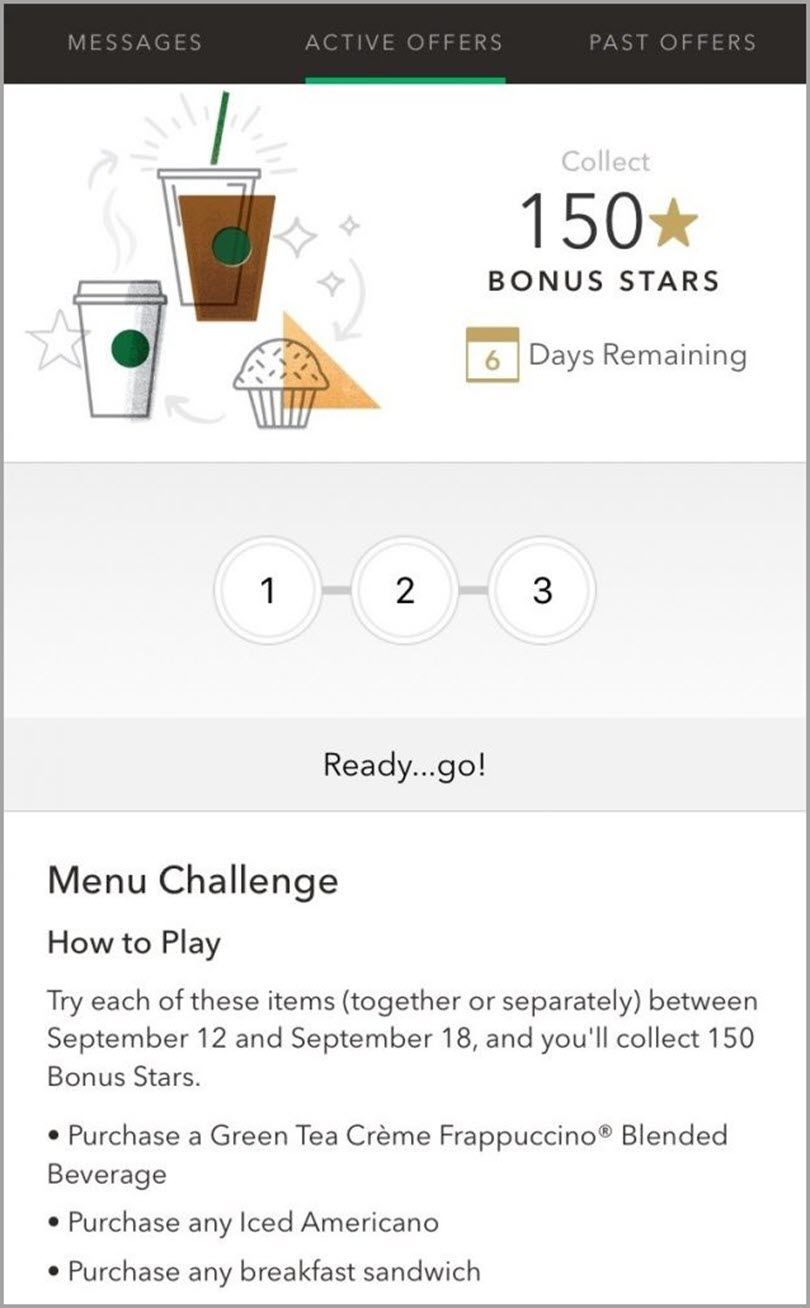 Starbucks Rewards App for customer loyalty gamification - Gamify Your Popups with 23 Lucky Wheel Templates & Examples