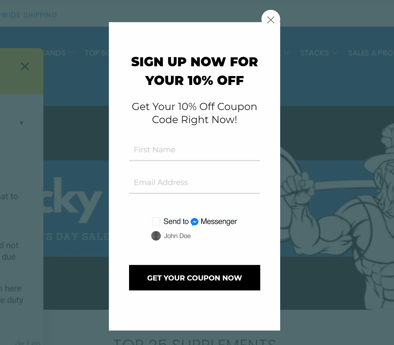 shopify popup 08 - 10 Shopify Popups to Grow Your Revenue & Email Subscribers