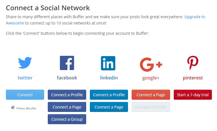 27 Social media Buffer - 30 Best Ecommerce Marketing Tools to Grow Your Business (Free and Paid)