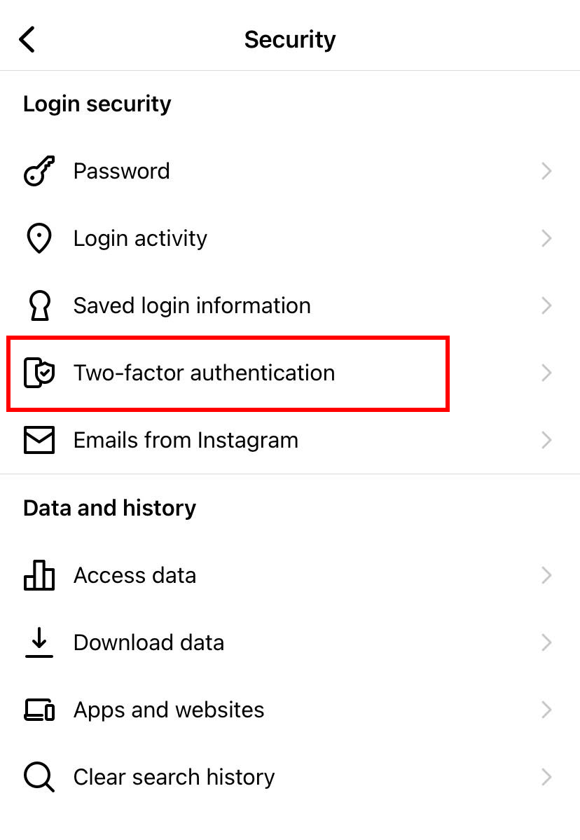 Sécurité des applications mobiles Instagram