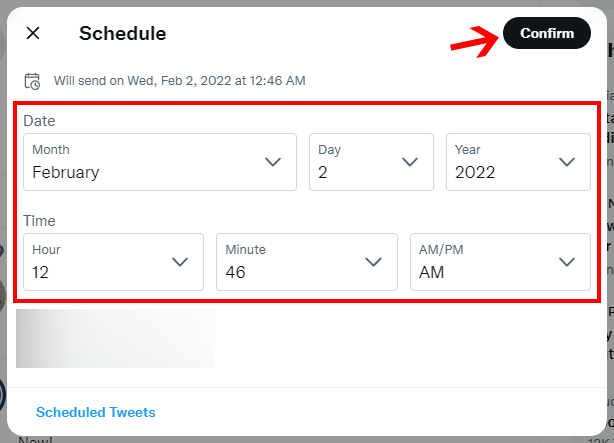 Twitter uygulamasında tweet programlayın