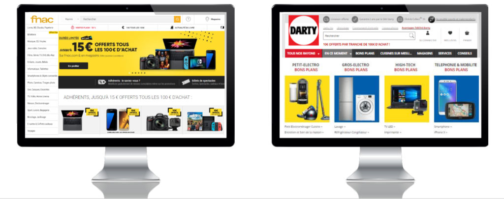 Marketplace di Fnac et Darty a confronto fra