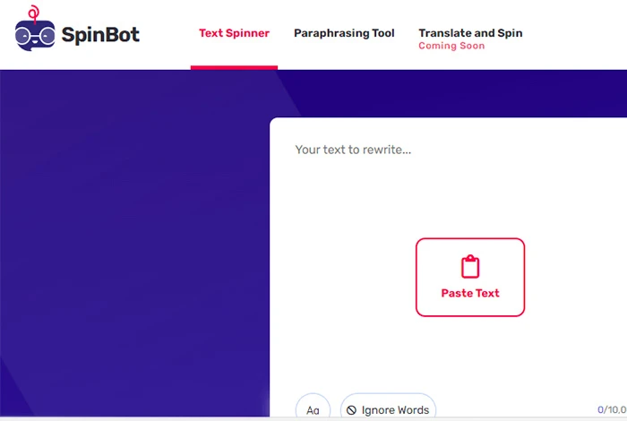 การทำงานของ Quillbot vs Spinbot