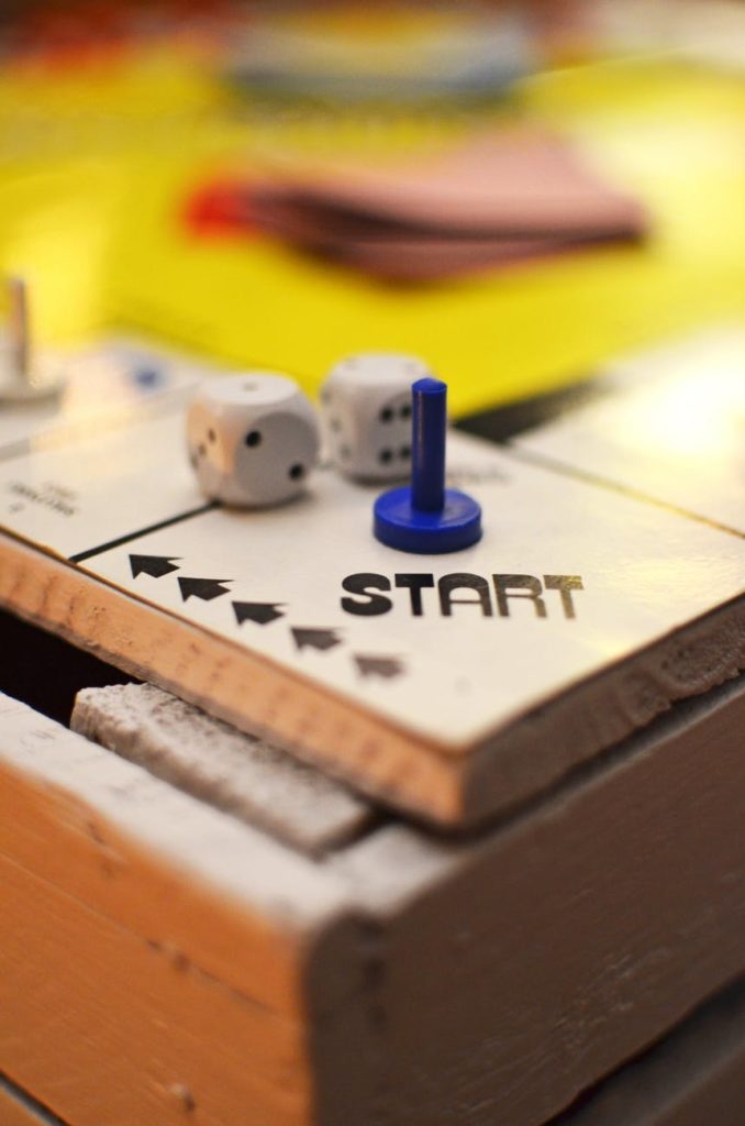 Start Positon of A Game Board