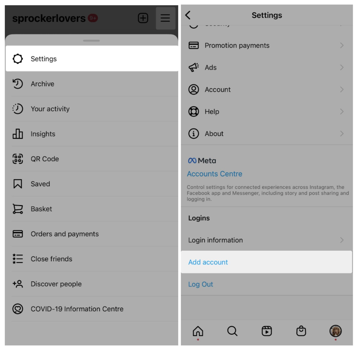 instagram hesapları arasında nasıl geçiş yapılır