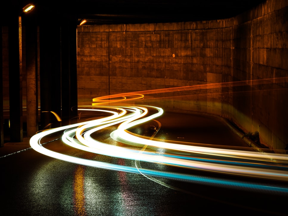 tail light trails 