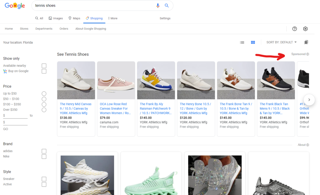 Google Shopping not free