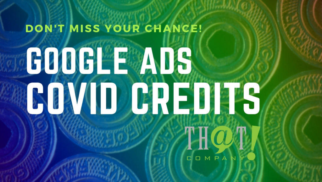 GOOGLE ADS COVID CREDITS