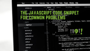 Javascript Code Snippet | Javascipt Code on Black Background