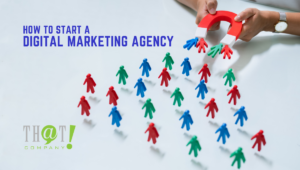 Generating Leads for Your Digital Agency | Little People Being attracted to Magnet