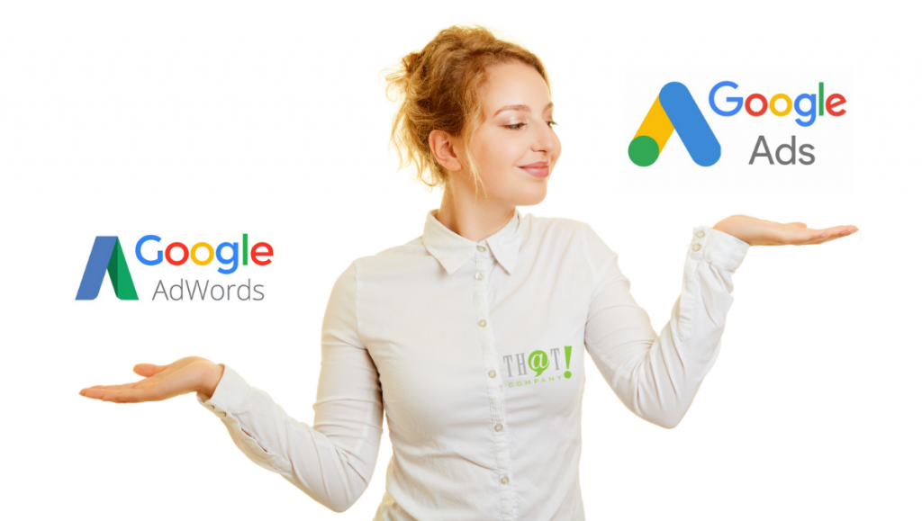 Google Ads VS Google Adwords | Woman Comparing Ads and AdWords