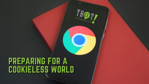 Preparing Yourself For The Upcoming Cookieless World | Google Chrome Logo on a Smartphone