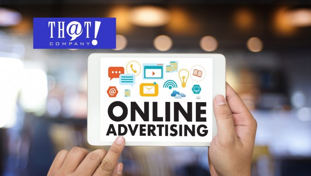 Online Advertising VS Physical advertising | Person Holding Up Tablet With Online Advertising on It