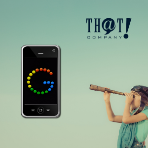 Those Who Need SEO Should Focus on Mobile | Girl Looking Through Telescope at Mobile Phone