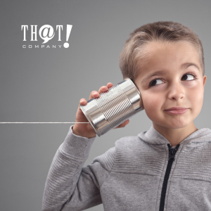 Listening To Customer | A Boy Listening to A Tin Can Telephone