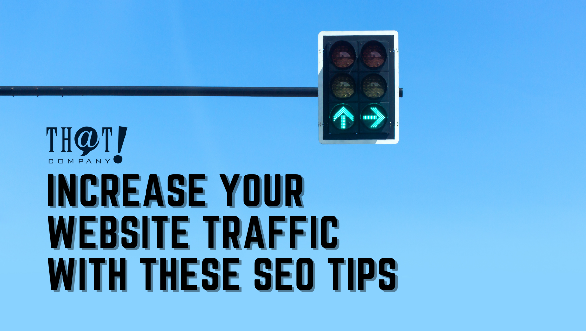 Increase Your Website Traffic | A Street Light In Green Light For Arrow Pointing Up and Right With Blue Sky in the Background