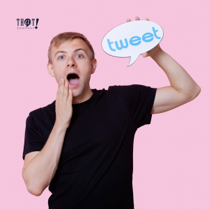 The Power of Social Advertising | A boy Holding A Card With Tweet Text