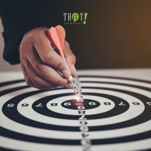 To Effectively Communicate The Purpose | A Man Holding A Dart Pointing It At A Target Board