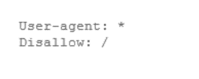 robots.txt file | User-Agent: Disallow