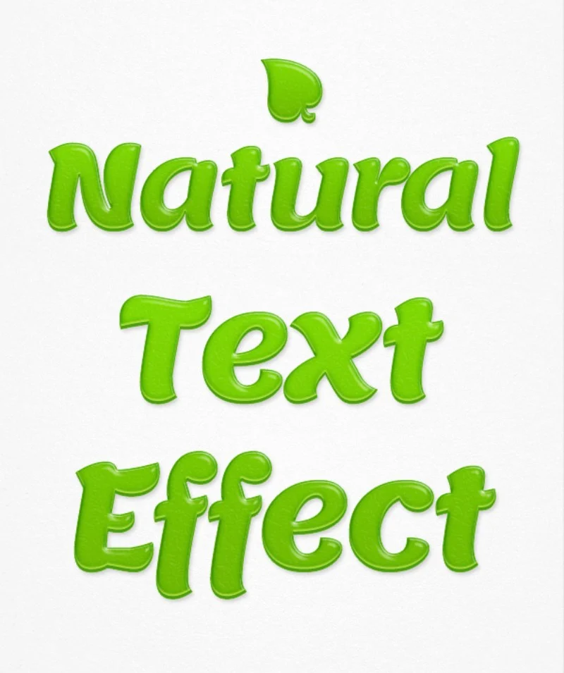 Effet de texte naturel