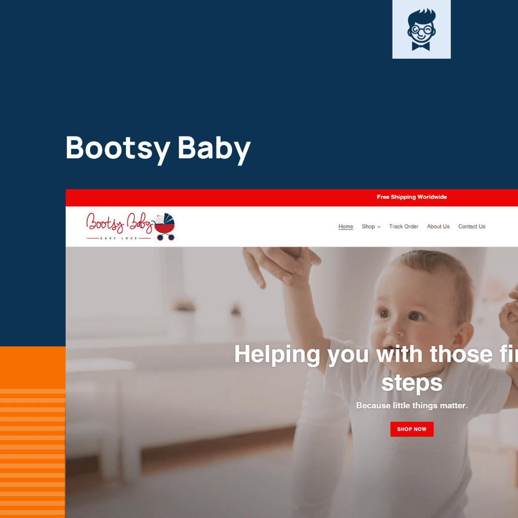 Toko perlengkapan bayi shopify