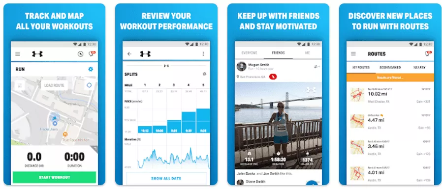 Aplikacja Map My Run by Under Armour