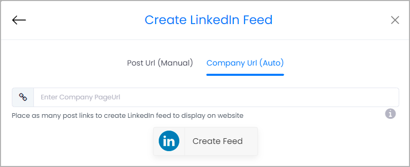 come incorporare il feed linkedin sul tuo sito web