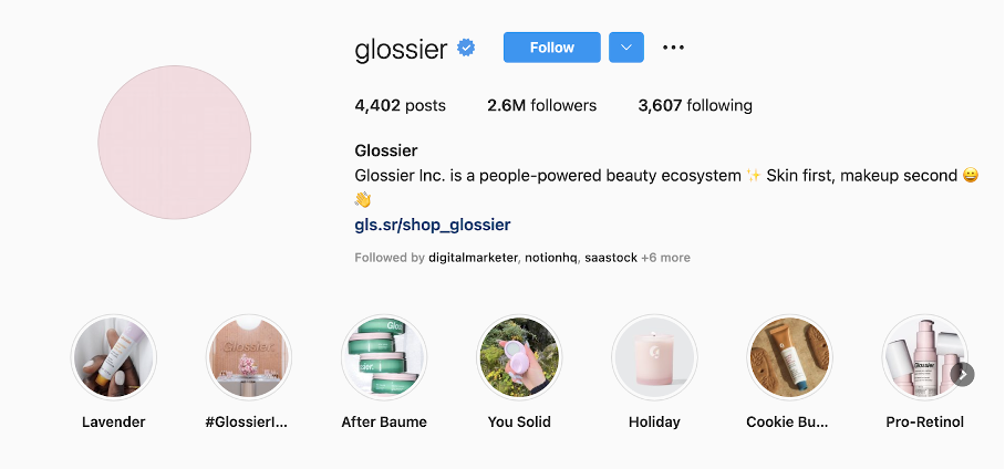 glossier instagram - Glossier Marketing Breakdown: How This Beauty Brand Became a $1.2 Billion Company