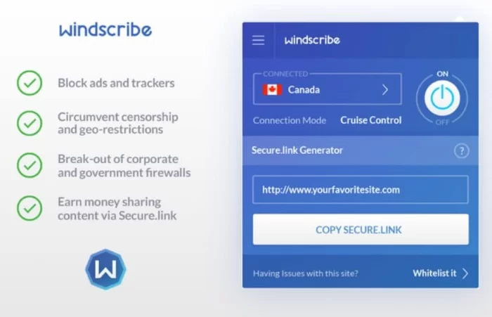 windscribe فايرفوكس