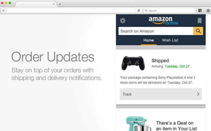 Asistent Amazon pentru Firefox