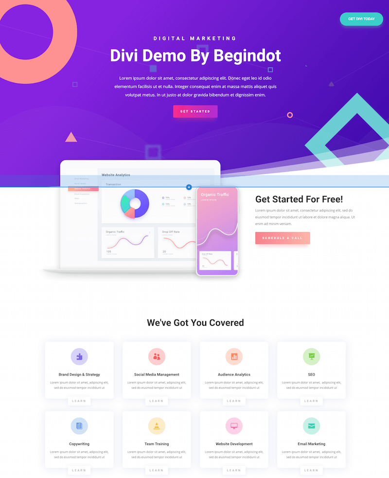 Divi Demo