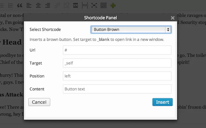 Shortcode di MyThemeShop