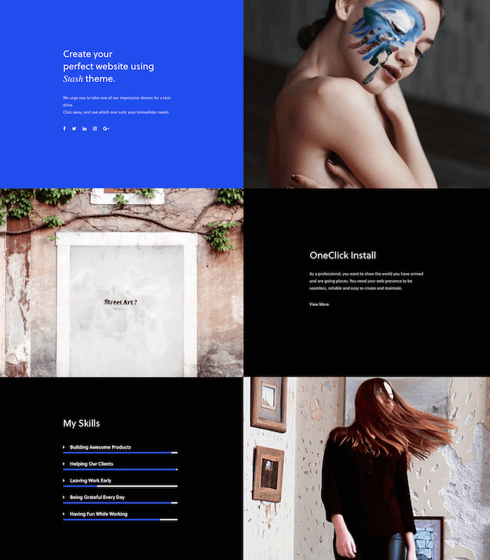 Stach Model Agency Theme