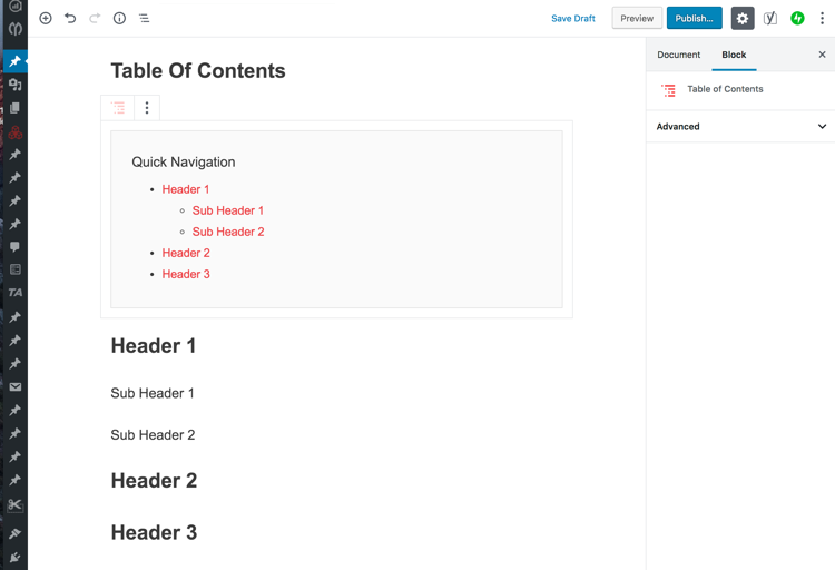 Bloques definitivos Tabla de contenido