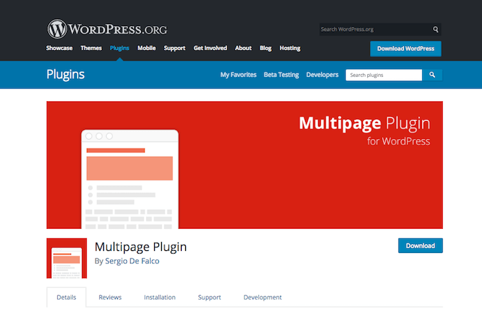 Multipage-Plugin