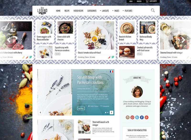 neptune-makanan-resep-wordpress-tema